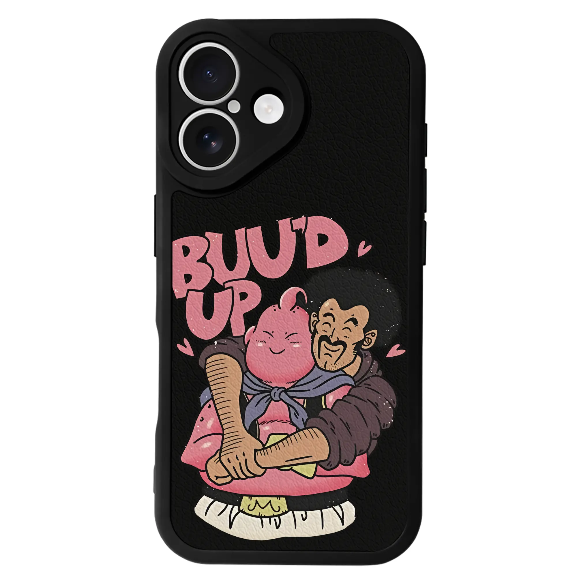 ドラゴンボール グッズ まじん ブウ - IPhone 16シリーズ対応 ・ シリコンスマホケース ・ レザー調 ・ 高精度フィット ・ 耐衝撃 ・ ワイヤレス充電対応 ・ 精密カット